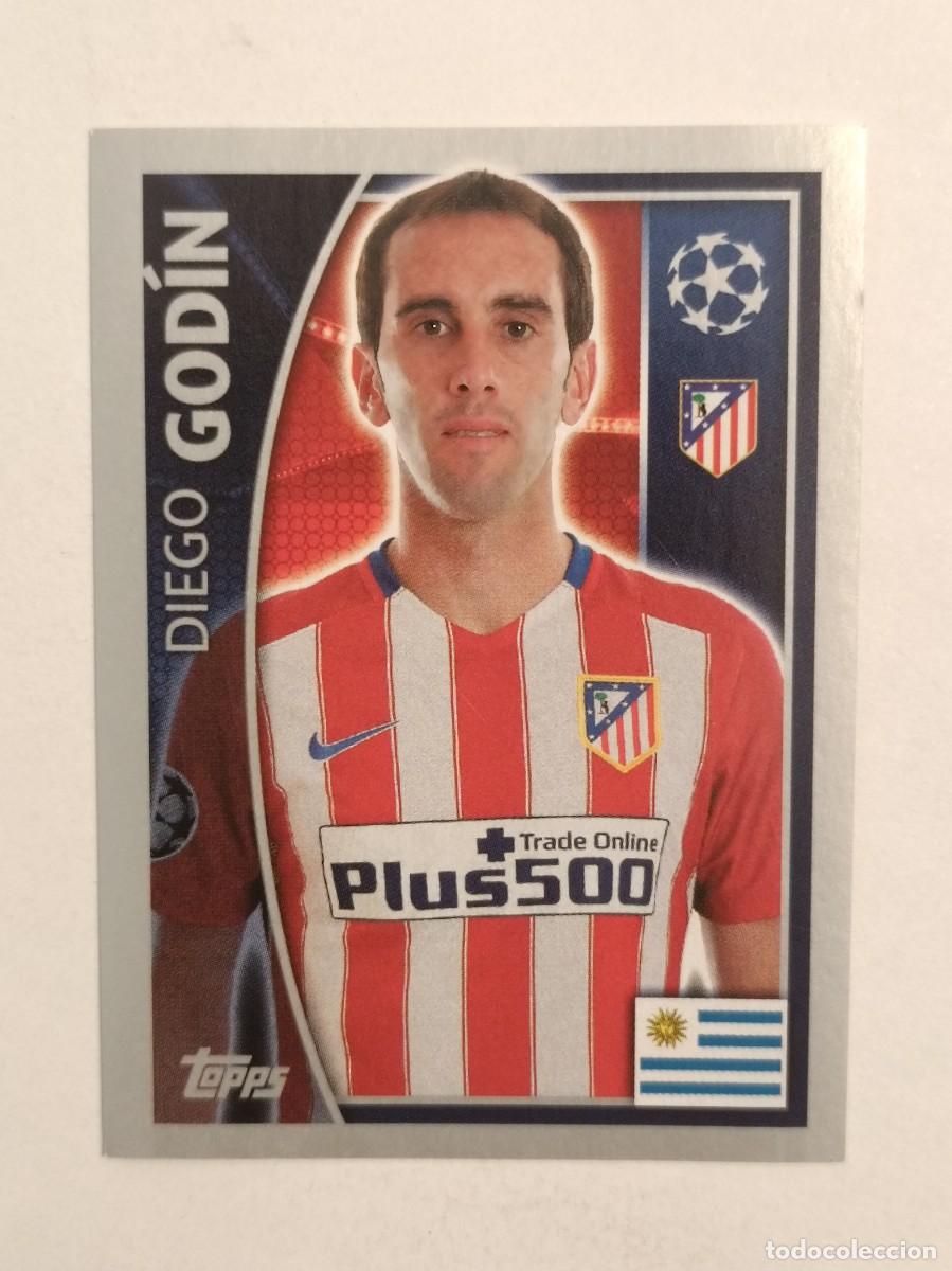 Cromos de F&uacute;tbol: #178 GODIN (ATLETICO DE MADRID) UEFA CHAMPIONS LEAGUE 2015/2016 TOPPS