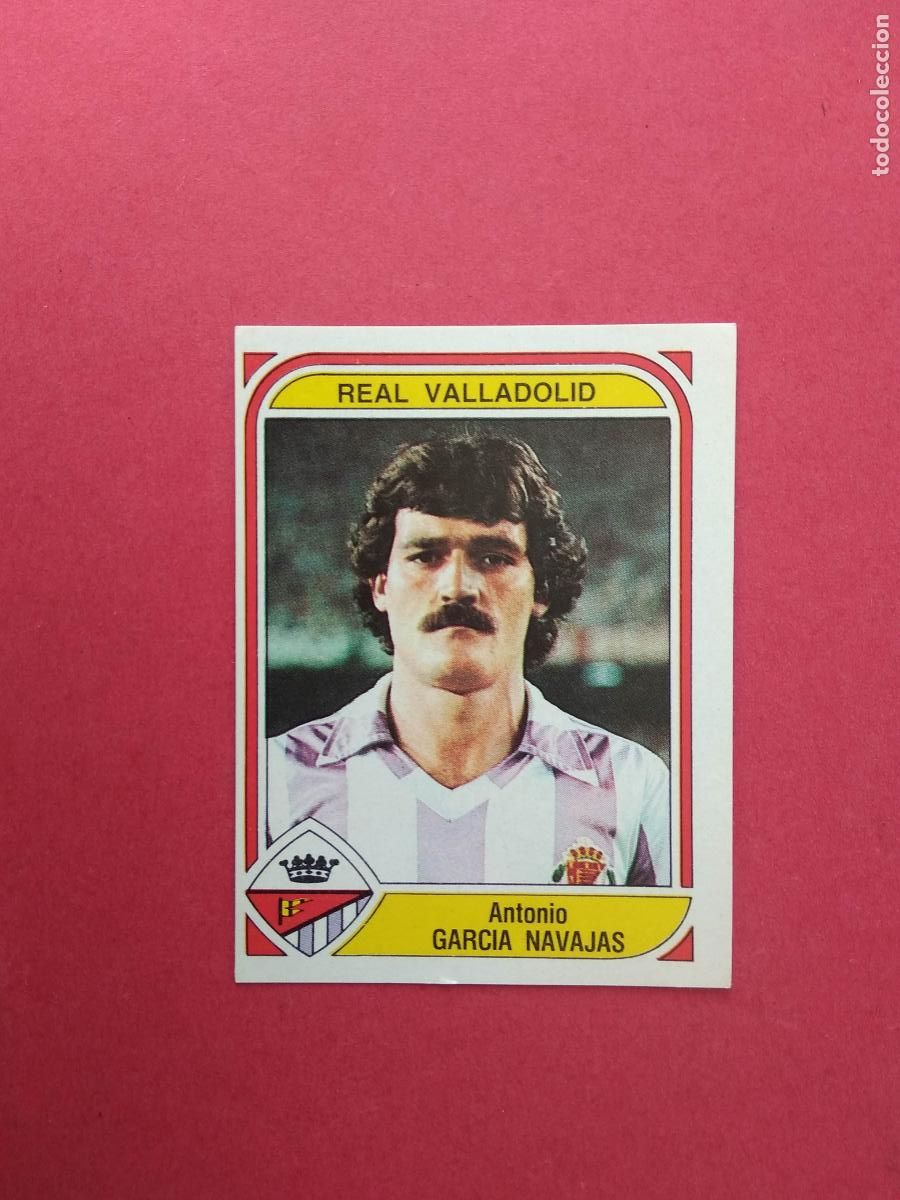 Cromos de F&uacute;tbol: PANINI FUTBOL LIGA 83 84 1983 1984 CROMO NUNCA PEGADO N&ordm; 295 GARCIA NAVAJAS VALLADOLID