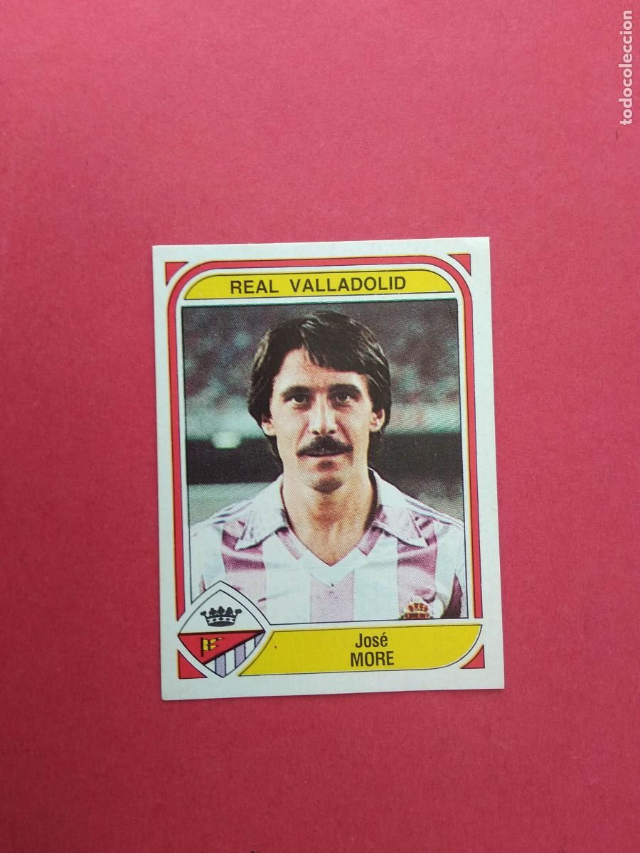 Cromos de F&uacute;tbol: PANINI FUTBOL LIGA 83 84 1983 1984 CROMO NUNCA PEGADO N&ordm; 298 MORE VALLADOLID
