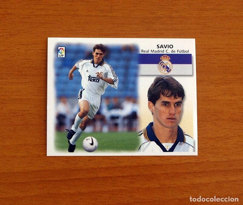 Cromos de F&uacute;tbol: Real Madrid - Savio - Ediciones Este Liga 1999-2000, 99-00 - Nunca Pegado