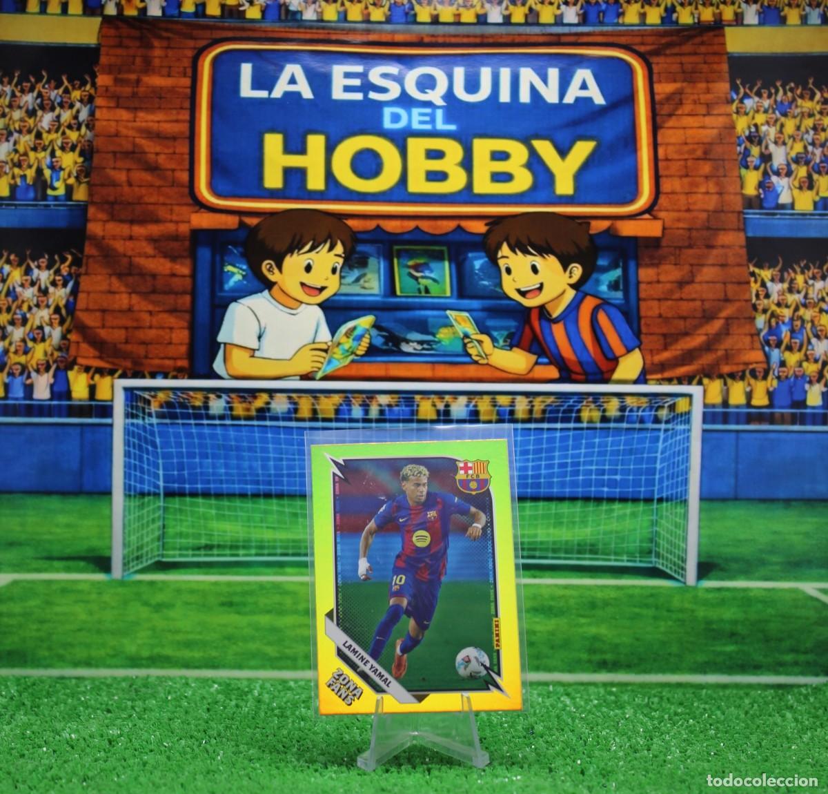 Cromos de F&uacute;tbol: KO41, Lamine Yamal, PANINI CLUB 2025-2026, Zona Fans Gold Kromix, F.C. Barcelona