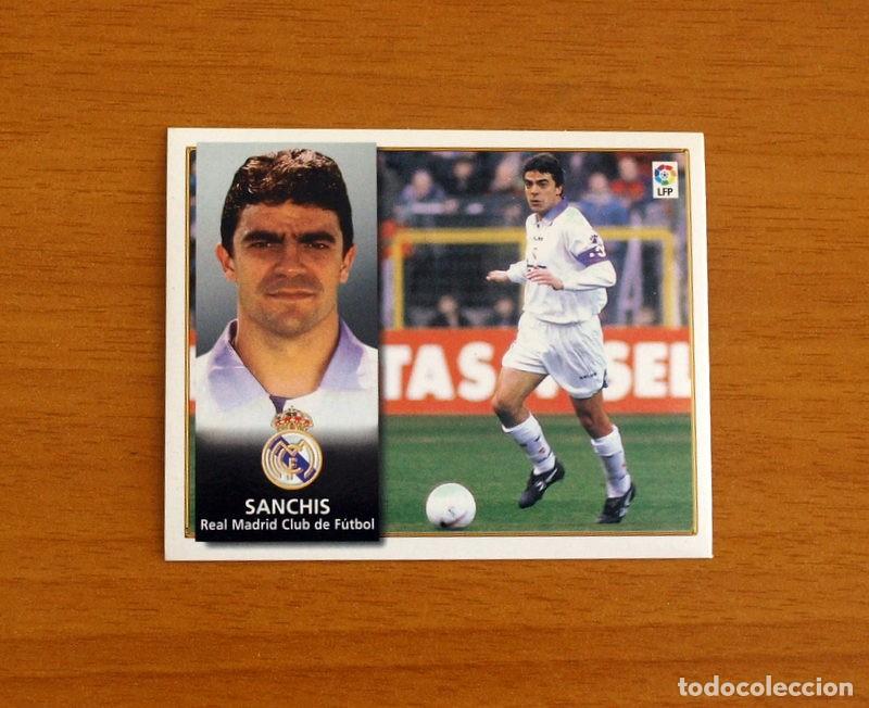 Cromos de F&uacute;tbol: Real Madrid - Sanchis - Ediciones Este Liga 1998-1999, 98-99 - Nunca Pegado