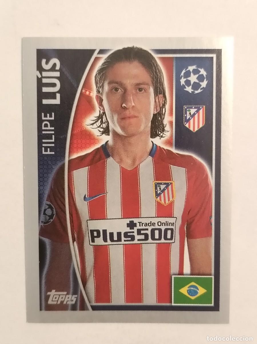 Cromos de F&uacute;tbol: #180 FILIPE LUIS (ATLETICO DE MADRID) UEFA CHAMPIONS LEAGUE 2015/2016 TOPPS