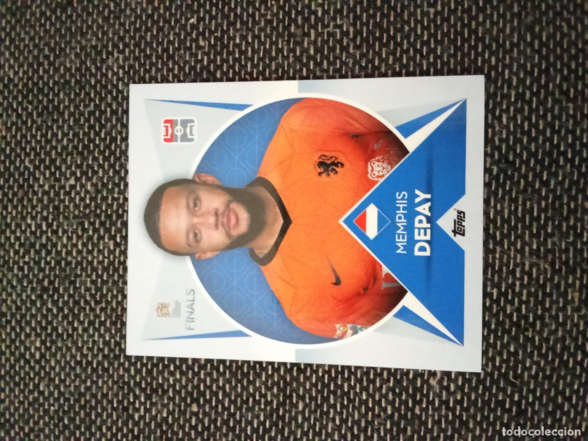 Cromos de F&uacute;tbol: 56 depay holanda the Road finals UEFA nations league