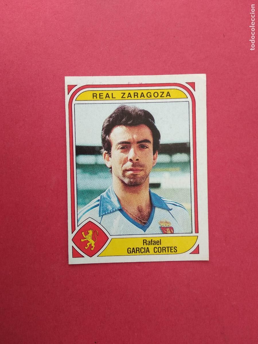 Cromos de F&uacute;tbol: PANINI FUTBOL LIGA 83 84 1983 1984 CROMO NUNCA PEGADO N&ordm; 315 GARCIA CORTES ZARAGOZA