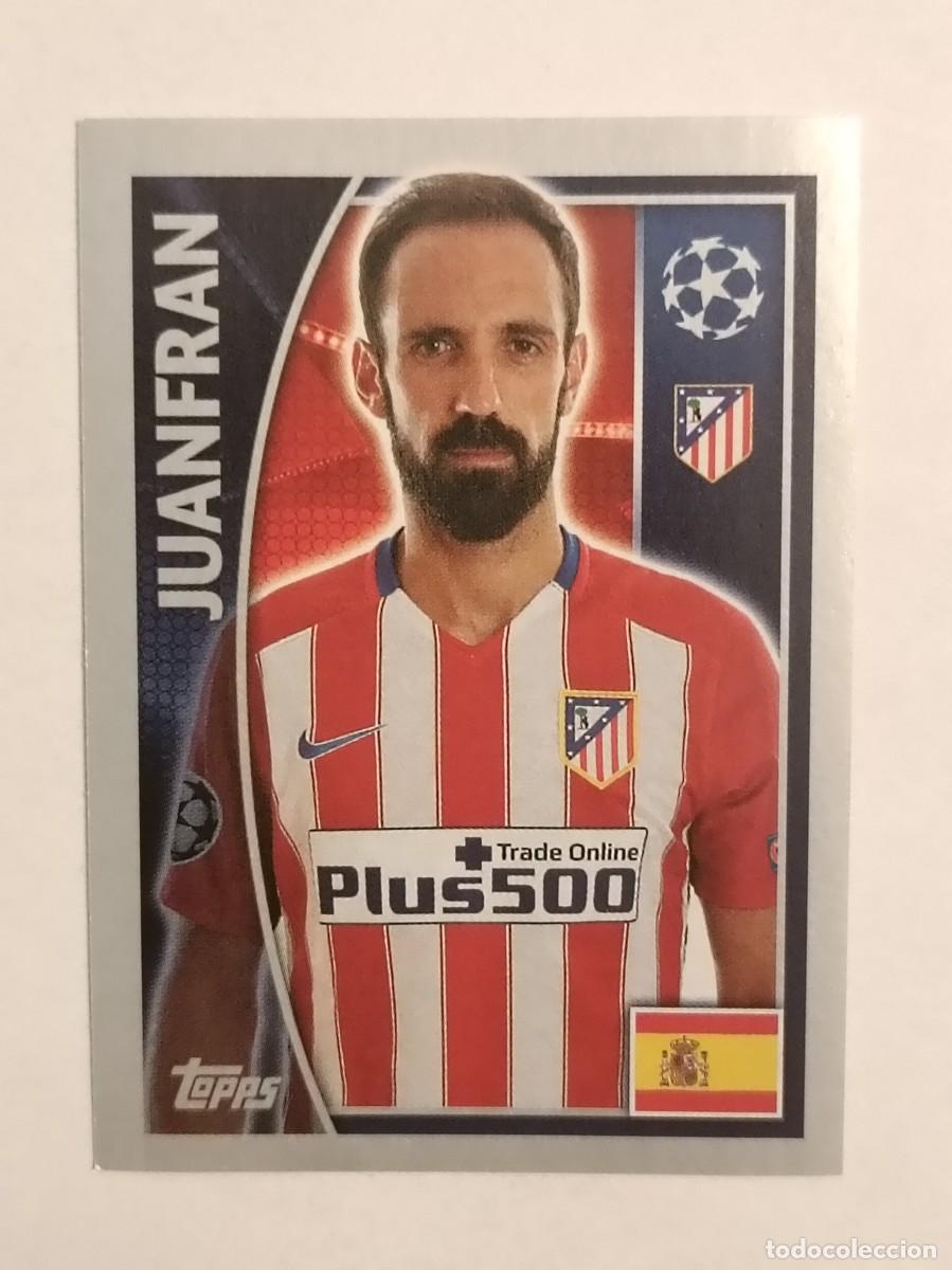 Figurine di Calcio: #181 JUANFRAN (ATLETICO DE MADRID) UEFA CHAMPIONS LEAGUE 2015/2016 TOPPS