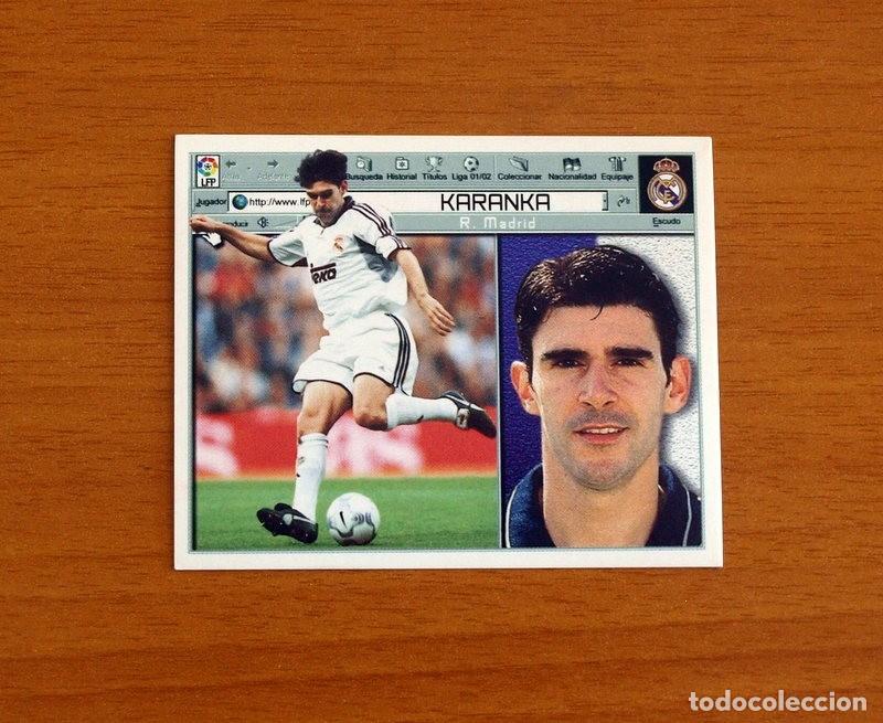 Figurine di Calcio: Real Madrid - Karanka - Ediciones Este Liga 2001-2002, 01-02 - Nunca pegado