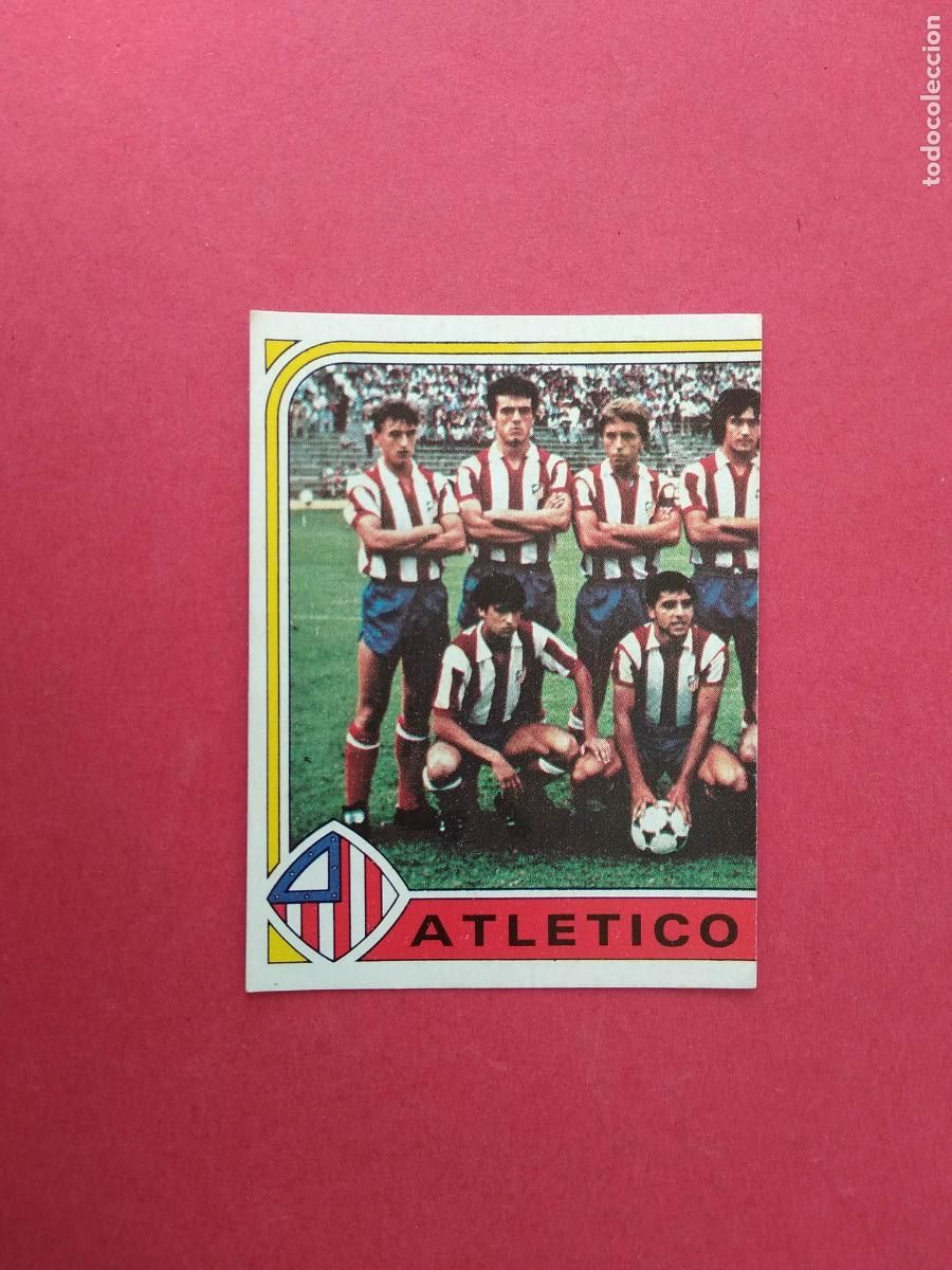Figurine di Calcio: PANINI FUTBOL LIGA 83 84 1983 1984 CROMO NUNCA PEGADO N&ordm; 329 ATLETICO