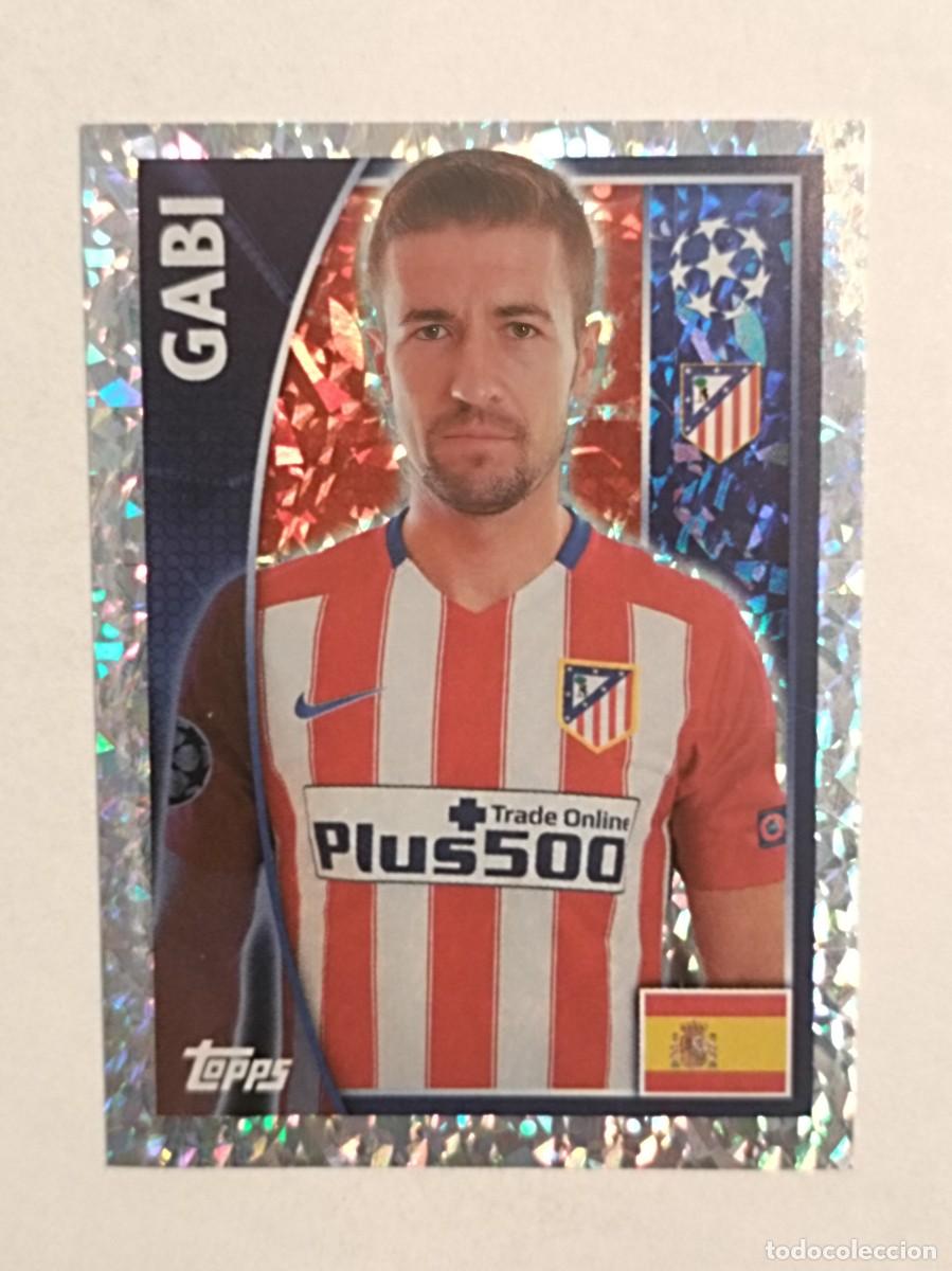Football Stickers: #184 GABI (ATLETICO DE MADRID) UEFA CHAMPIONS LEAGUE 2015/2016 TOPPS