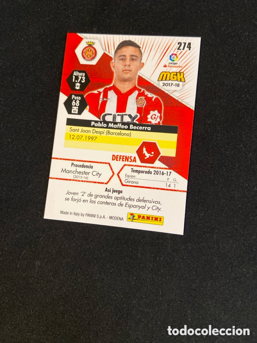 Cromos de f&uacute;tbol: MAFFEO 274 (GIRONA) MEGA - Foto 2