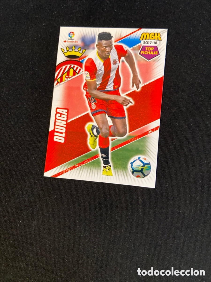 Football Stickers: OLUNGA 291 TOP FICHAJE (GIRONA)