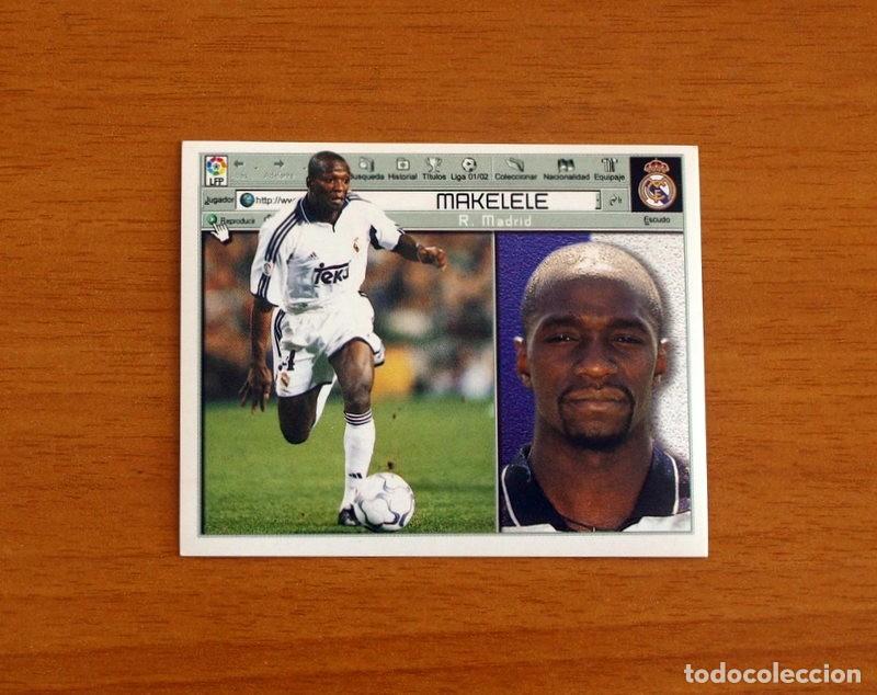 Football Stickers: Real Madrid - Makelele - Ediciones Este Liga 2001-2002, 01-02 - Nunca Pegado