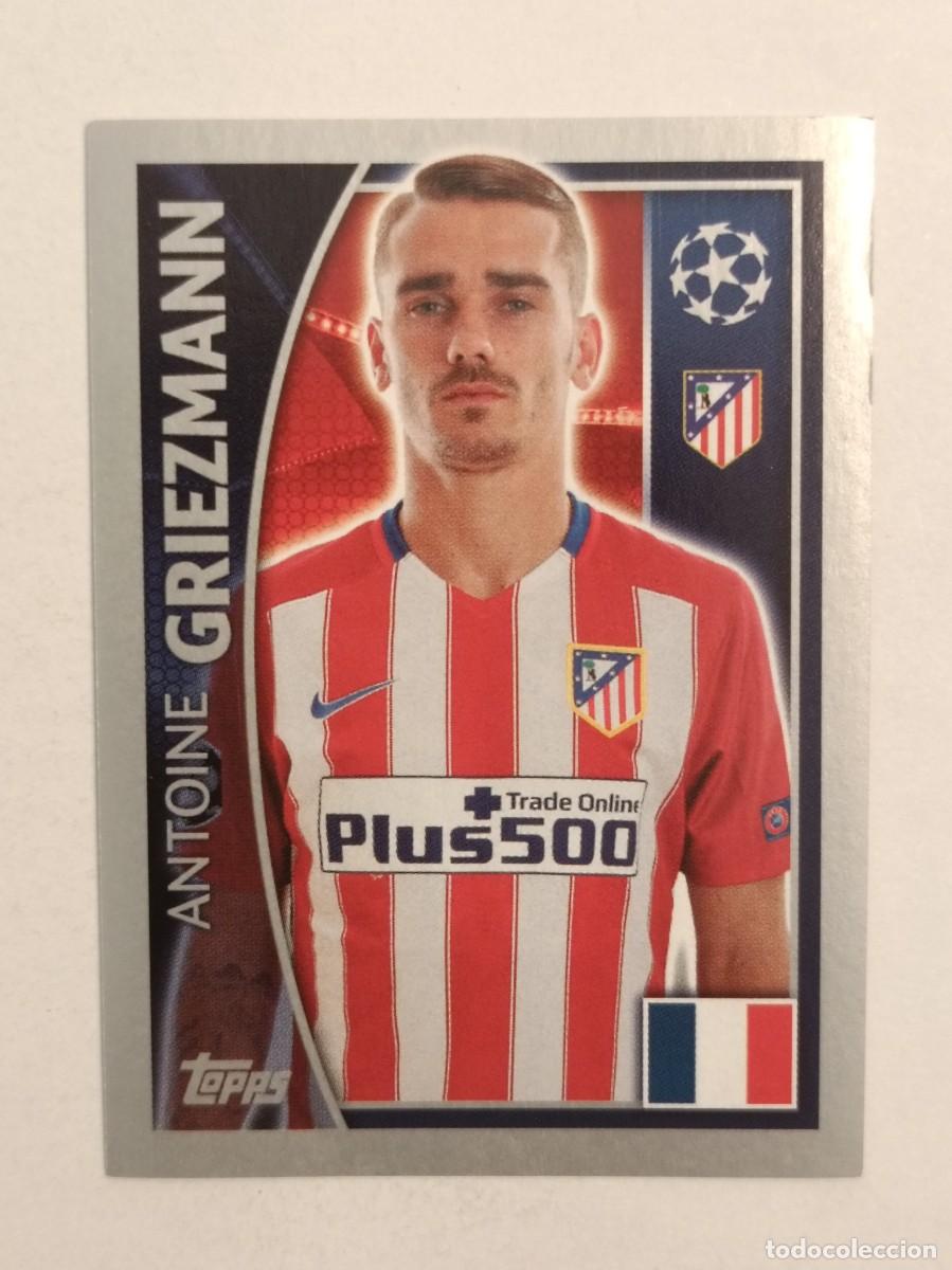 Football Stickers: #187 GRIEZMANN (ATLETICO DE MADRID) UEFA CHAMPIONS LEAGUE 2015/2016 TOPPS