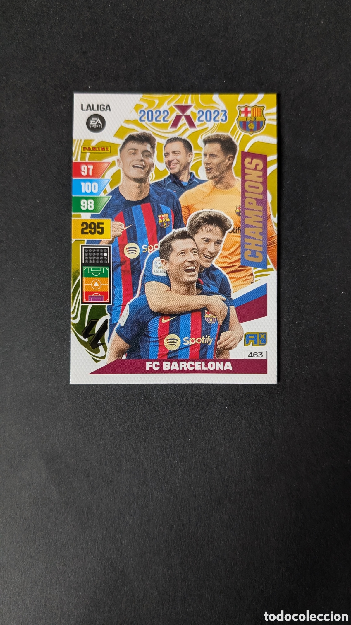 Cartes &agrave; collectionner de Football: CHAMPIONS BARCELONA 463 BALON DE ORO ADRENALYN XL LIGA 2023/2024 23 24 PANINI