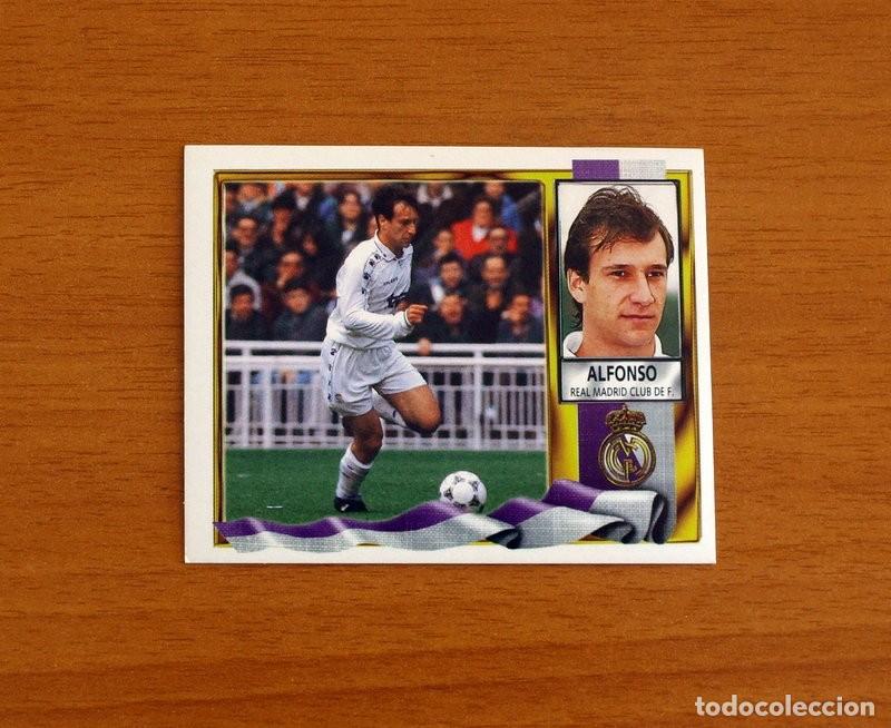 Cartes &agrave; collectionner de Football: Real Madrid - Alfonso - BAJA - Ediciones Este Liga 1995-1996, 95-96 - Nunca Pegado