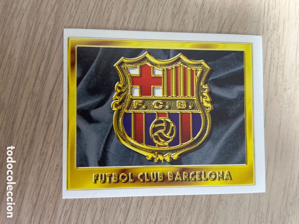 Cromos de F&uacute;tbol: ESCUDO BARCELONA LIGA ESTE 1995 1996 95 96 NUNCA PEGADO SIN PEGAR