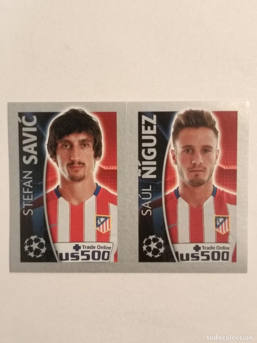 Cromos de F&uacute;tbol: #189 SAVIC-&Ntilde;IGUEZ (ATLETICO DE MADRID) UEFA CHAMPIONS LEAGUE 2015/2016 TOPPS