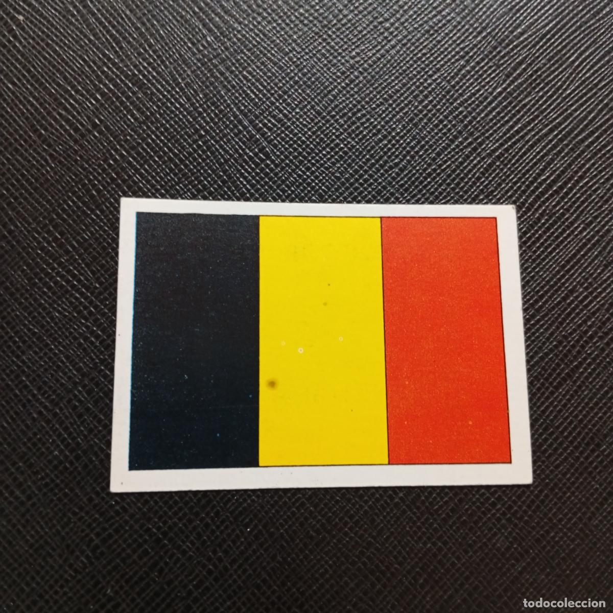 Cromos de F&uacute;tbol: 22 BANDERA BELGICA FANS 1984 EUROCOPA FRANCIA CROMO FUTBOL 84 - SIN PEGAR - A101 PG424