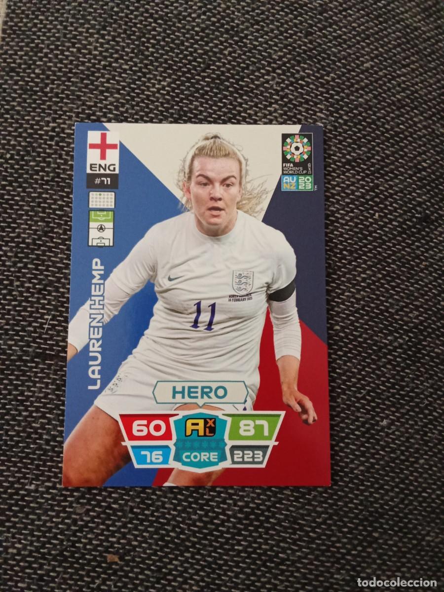 Cromos de F&uacute;tbol: 72 Lauren hemp Inglaterra fifa women's world CUP 2023 Australia - nueva Zelanda