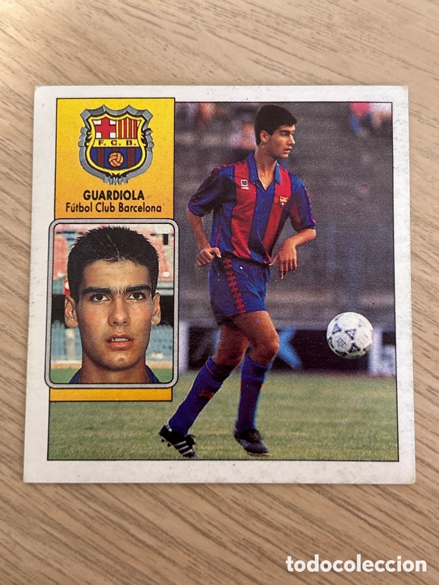 Cromos de F&uacute;tbol: GUARDIOLA BARCELONA LIGA ESTE 1992 1993 92 93 NUNCA PEGADO SIN PEGAR