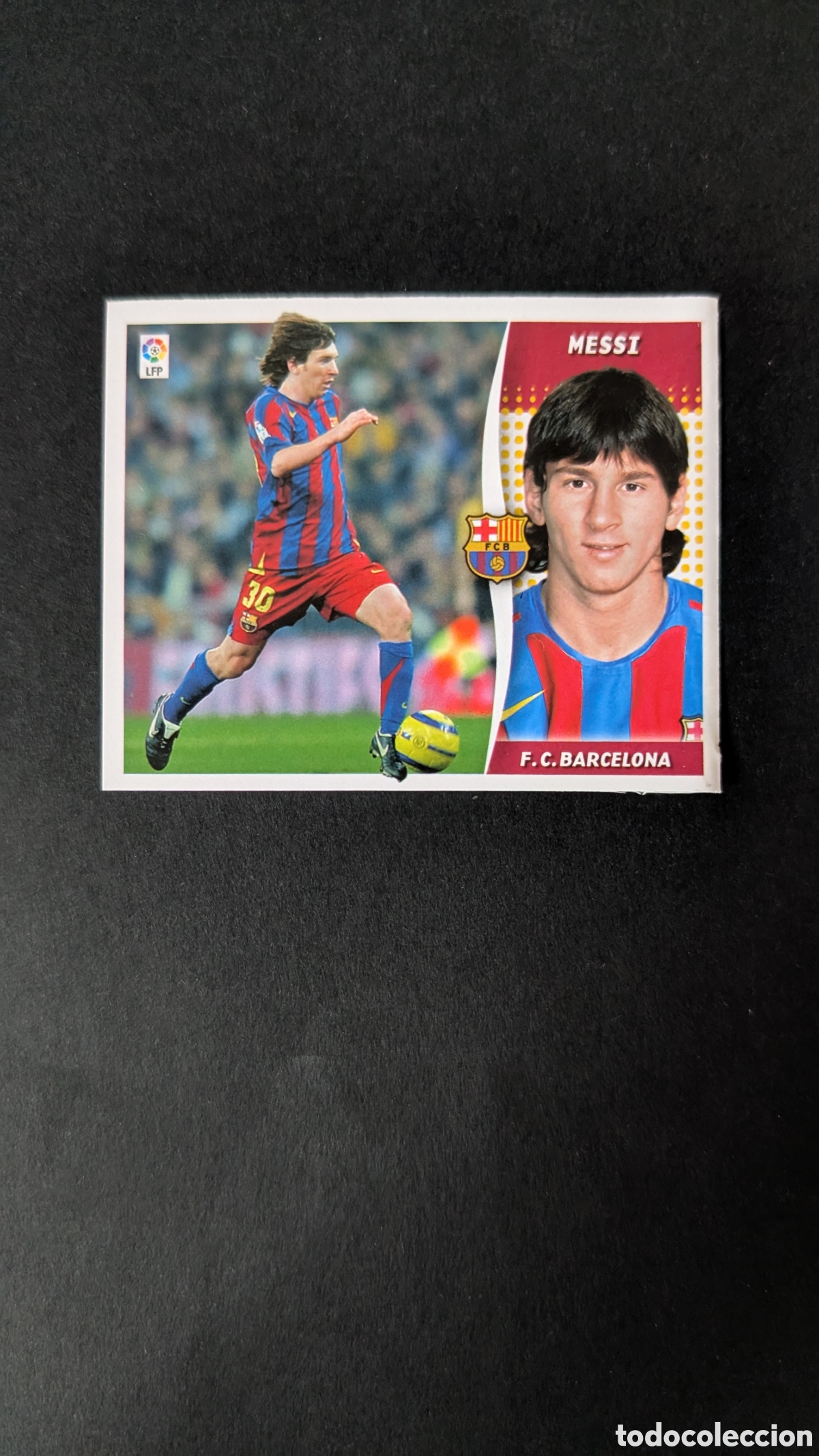 Cromos de F&uacute;tbol: MESSI BARCELONA LIGA ESTE 2006/07 06 07 NUNCA PEGADO SIN PEGAR