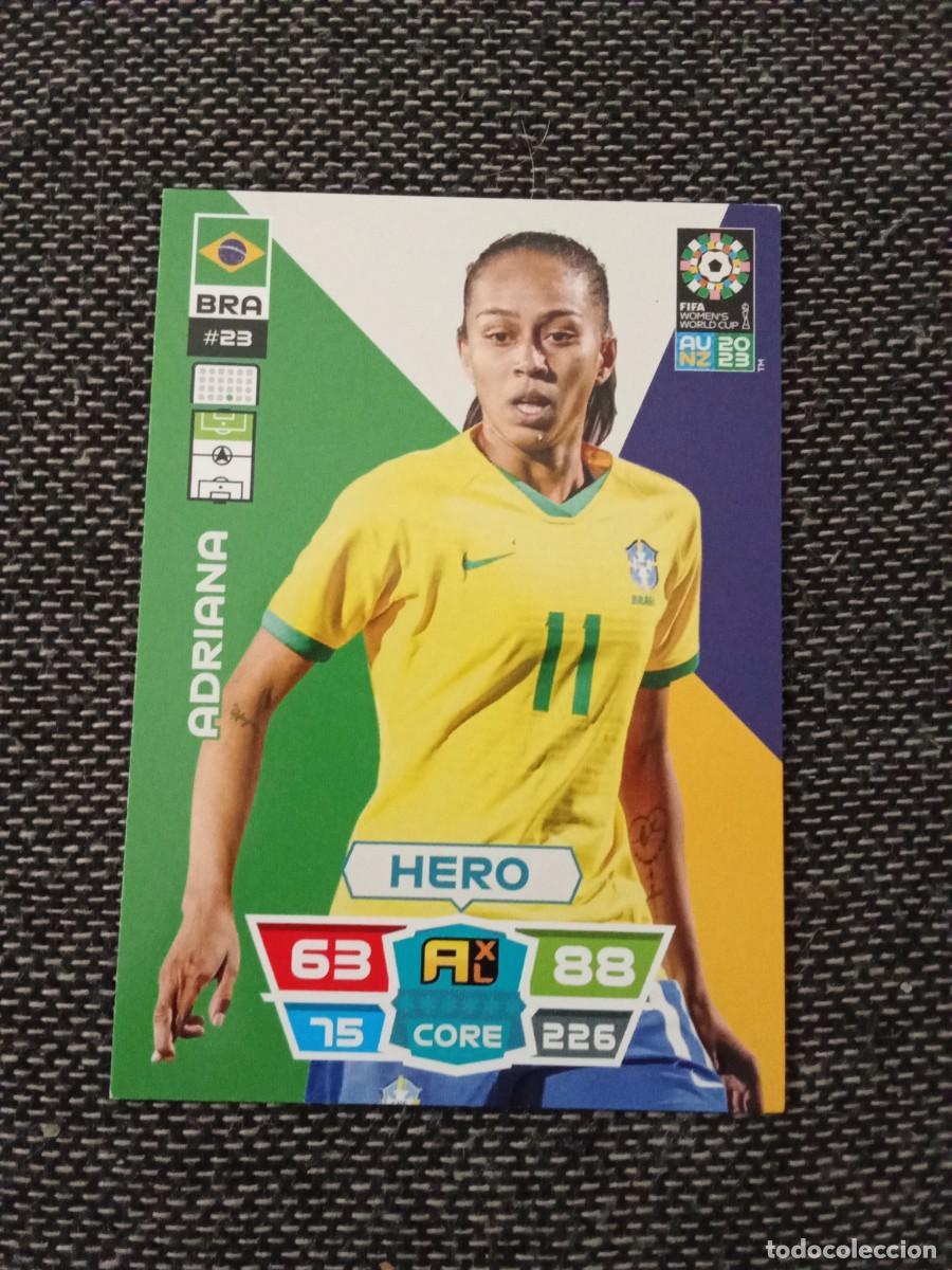 Cartes &agrave; collectionner de Football: 23 Adriana brasil fifa women's world CUP 2023 Australia - nueva Zelanda