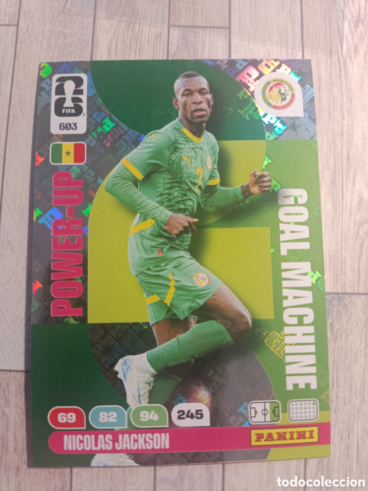 Cartes &agrave; collectionner de Football: 603 NICOLAS JACKSON GOAL MACHINE SENEGAL ADRENALYN XL MUNDIAL FIFA WORLD CUP 2026 PANINI