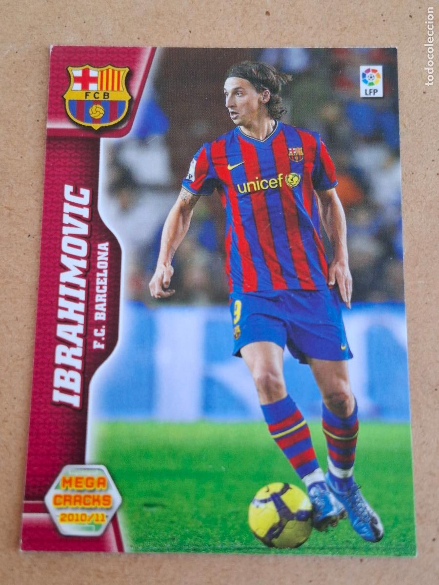 Fu&szlig;ball-Sticker: MEGACRACKS 2010 2011 10 11 - PANINI - 70 IBRAHIMOVIC - FC. BARCELONA - CP3
