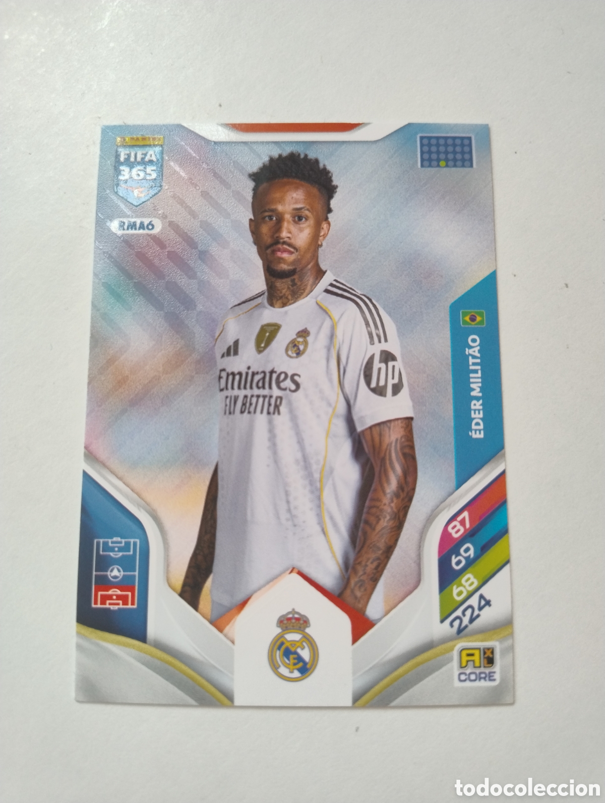 Cromos de F&uacute;tbol: RMA 6 - Militao - Real Madrid - Adrenalyn XL FIFA 365 2026
