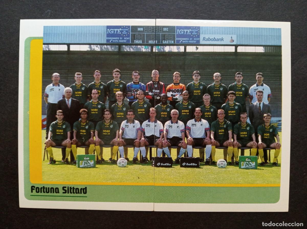 Figurine di Calcio: N&ordm; 173 174 SQUAD FORTUNA SITTARD VAN BOMMEL ⚽ PANINI &reg; VOETBAL EREDIVISIE 1998 1999 98 99 SIN PEGAR