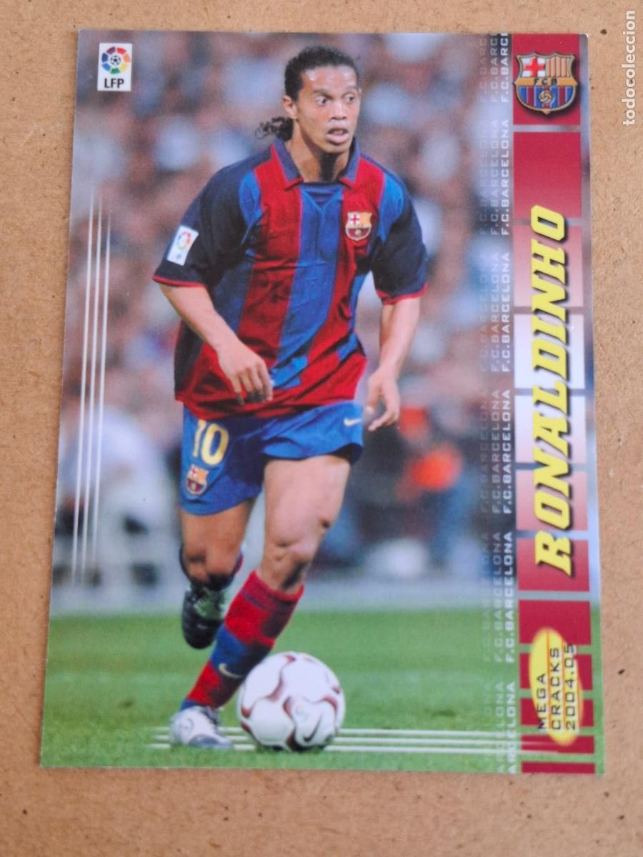 Figurine di Calcio: MEGACRACKS 2004 2005 04 05 - PANINI - 68 RONALDINHO - FC. BARCELONA CP4