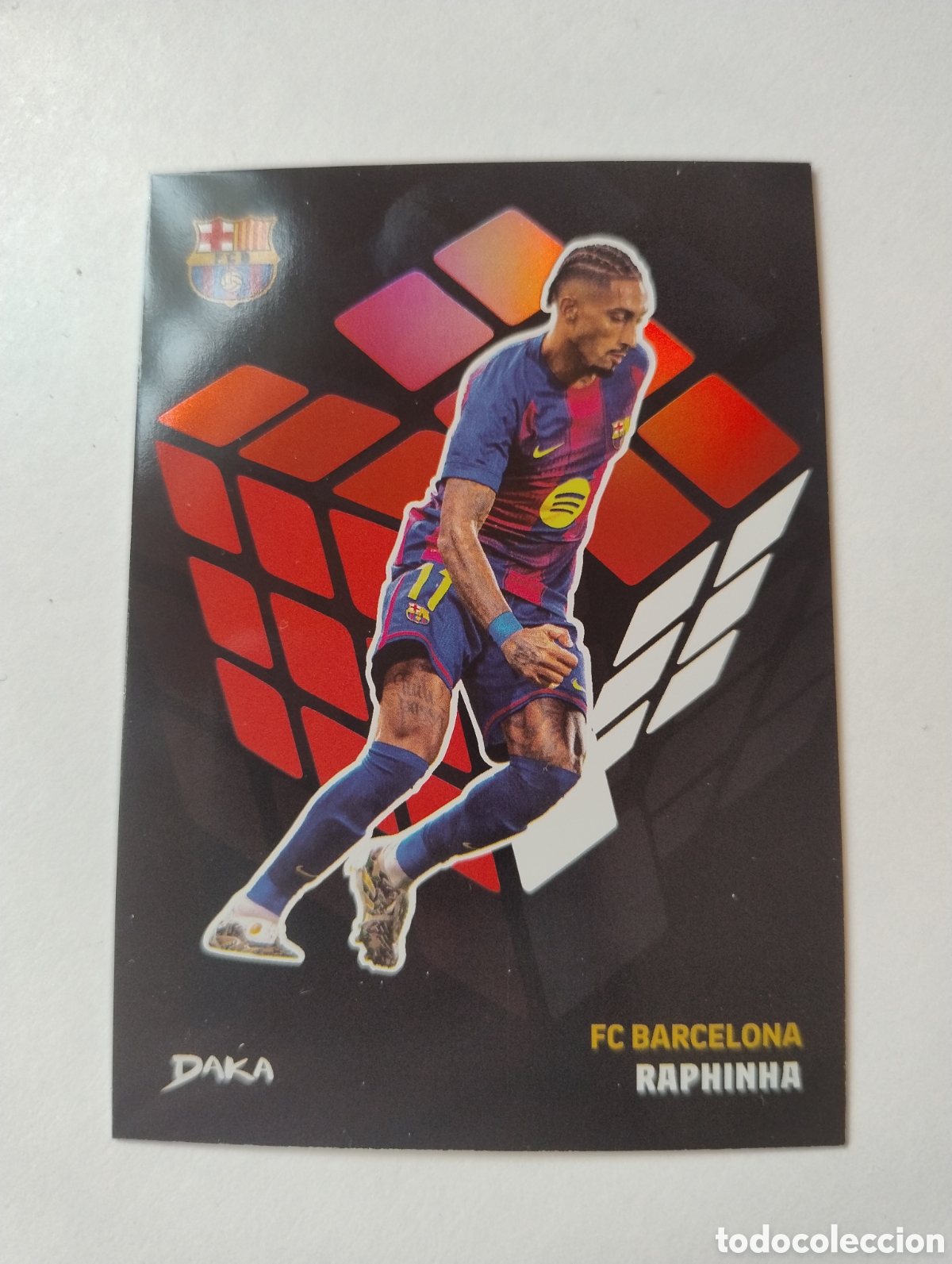 Cromos de F&uacute;tbol: GC 4 - Raphinha - Barcelona - Daka 2025 - 2026 Paralela Numerada 3 / 50