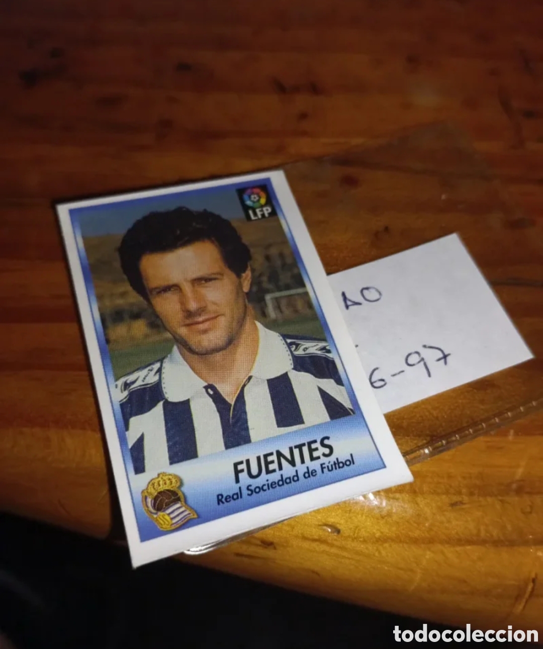 Cromos de F&uacute;tbol: Cromo #225 Fuentes Bollycao 1996-97