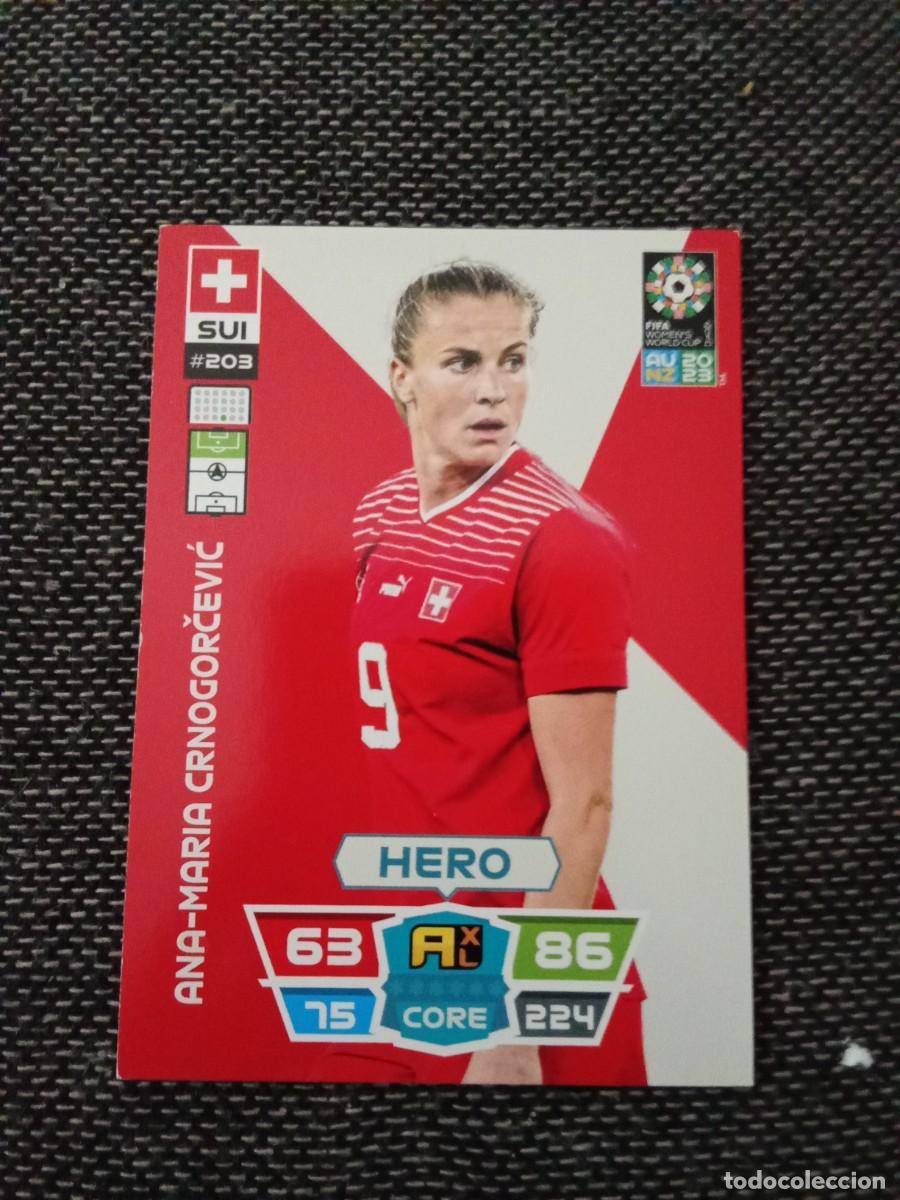 Cromos de F&uacute;tbol: 203 ana mar&iacute;a crnogorcevic suiza fifa women's world CUP 2023 Australia nueva Zelanda
