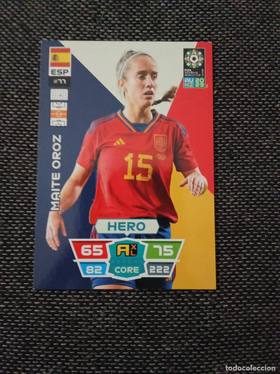 Cromos de F&uacute;tbol: 77 Maite oroz Espa&ntilde;a fifa women's world CUP 2023 Australia nueva Zelanda