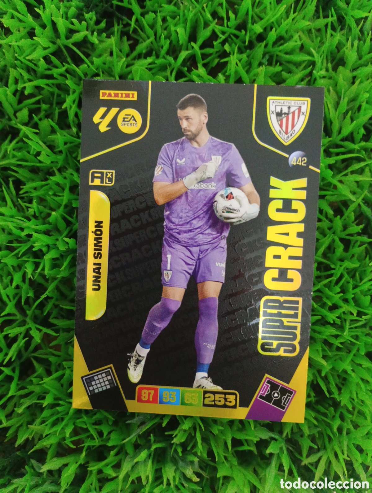 Football Stickers: Unai Simon Athletic Bilbao SUPER CRACK Adrenalyn 25-26 # 442