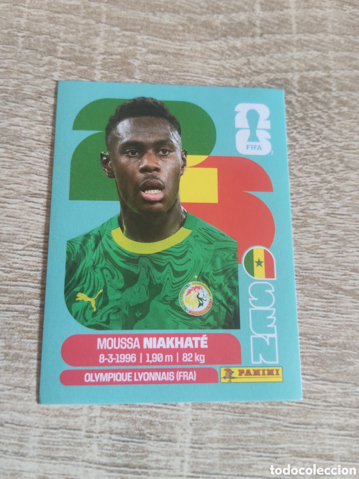 Cromos de F&uacute;tbol: Panini mundial 2026 SEN 4 Moussa Niakhate Senegal