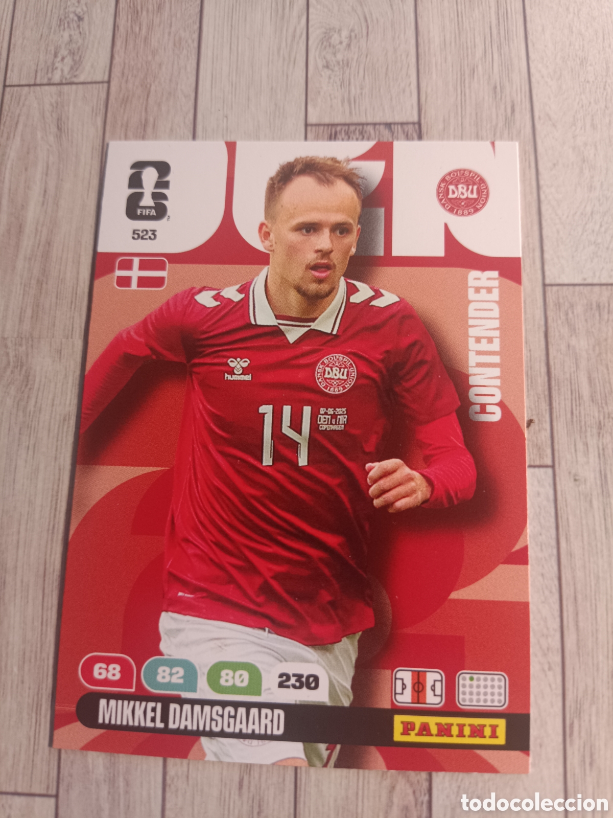 Cromos de F&uacute;tbol: 523 DAMSGAARD DINAMARCA CONTENDERS ADRENALYN XL MUNDIAL FIFA WORLD CUP 2026 PANINI