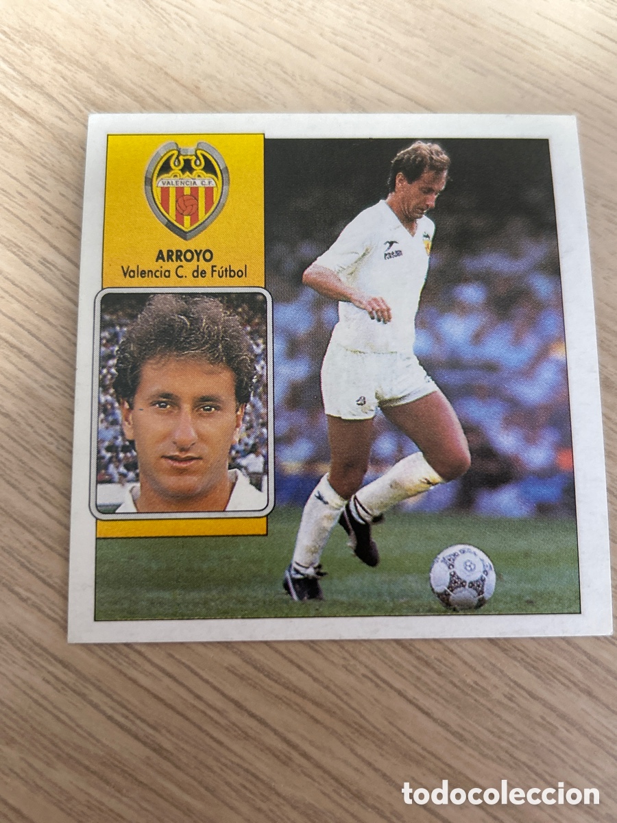 Cromos de F&uacute;tbol: ARROYO VALENCIA LIGA ESTE 1992 1993 92 93 NUNCA PEGADO SIN PEGAR