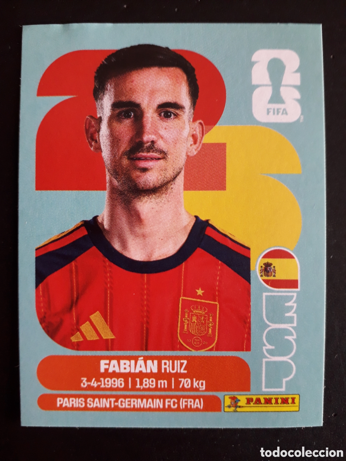 Cromos de F&uacute;tbol: FABI&Aacute;N ESPA&Ntilde;A ESP 12 MUNDIAL F&Uacute;TBOL 2026 FIFA WORLD CUP PANINI SIN PEGAR PEDIDO M&Iacute;NIMO 3&euro;