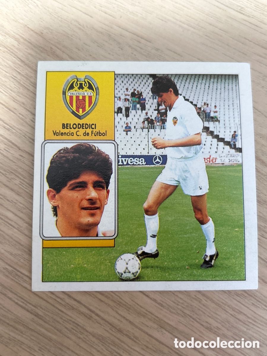 Cromos de F&uacute;tbol: BELODEDICI VALENCIA LIGA ESTE 1992 1993 92 93 NUNCA PEGADO SIN PEGAR