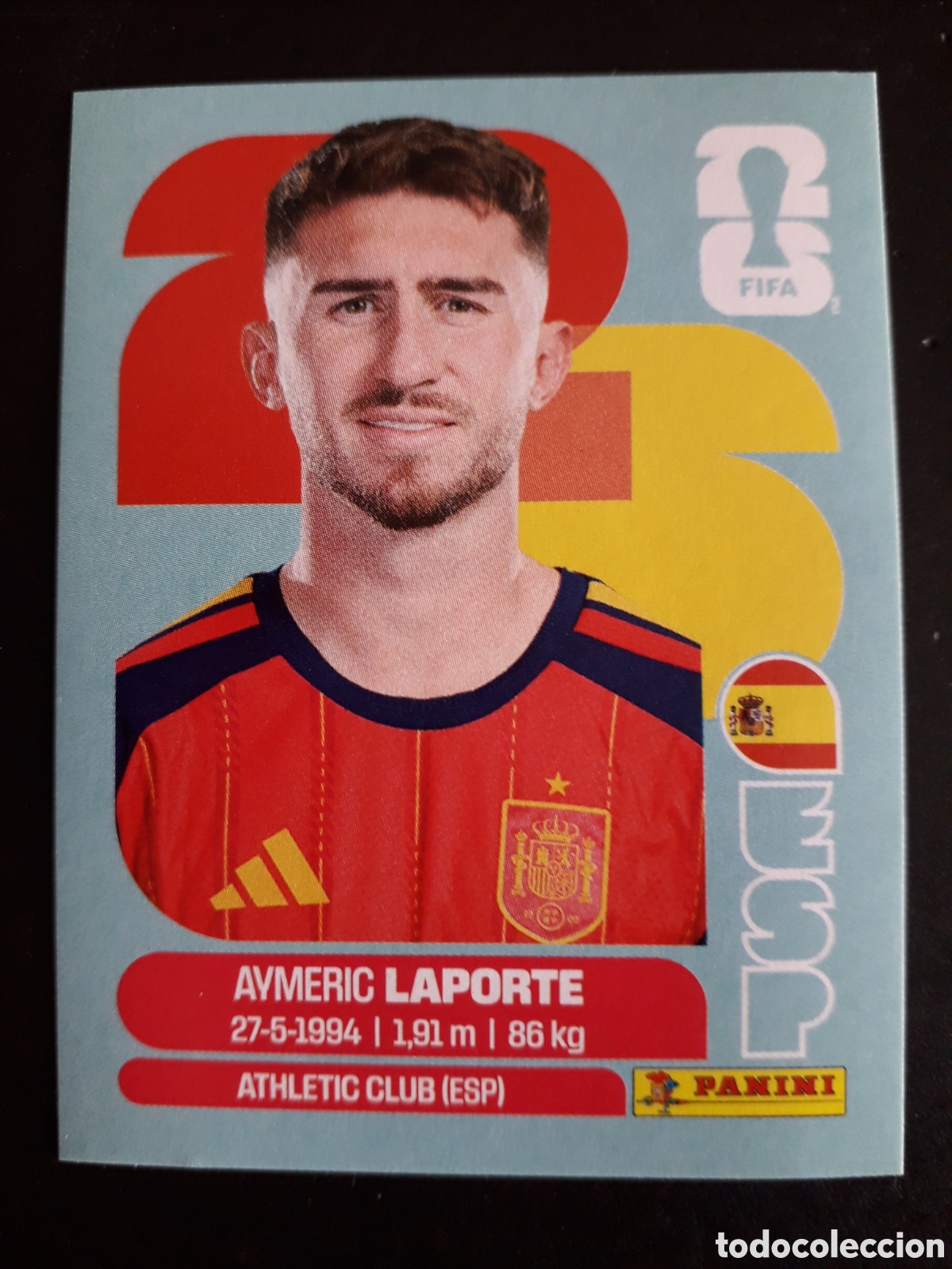 Cromos de F&uacute;tbol: LAPORTE ESPA&Ntilde;A ESP 4 MUNDIAL F&Uacute;TBOL 2026 FIFA WORLD CUP PANINI SIN PEGAR PEDIDO M&Iacute;NIMO 3&euro;