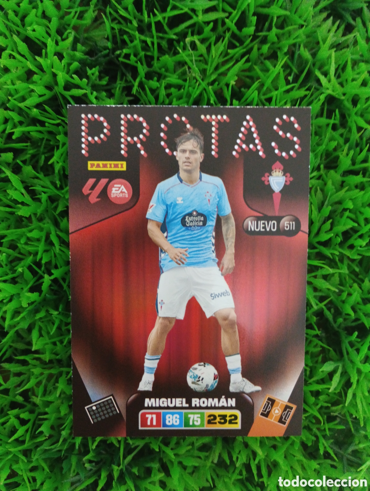 Cromos de Futebol: Miguel Roman Celta De Vigo PROTAS Adrenalyn 25-26 # 511
