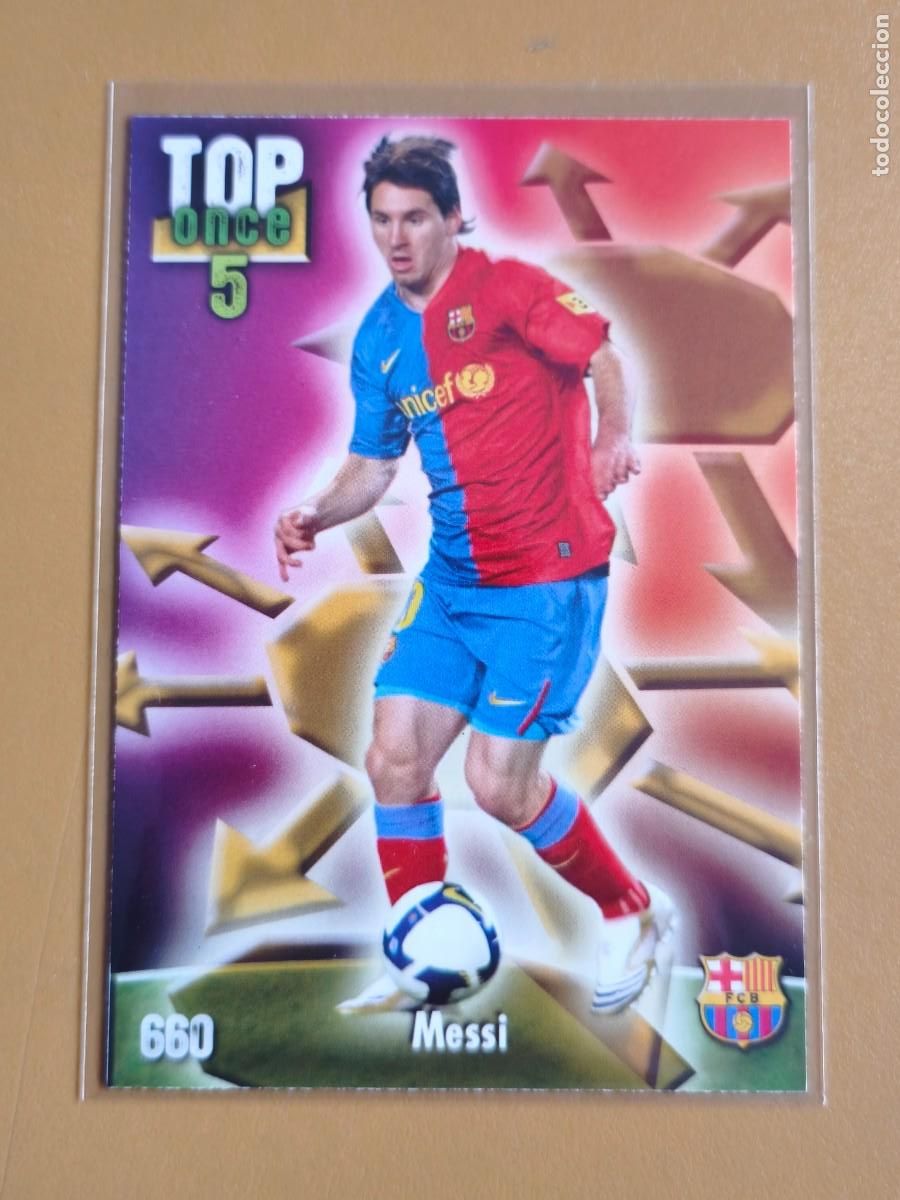 Cromos de Futebol: MESSI TOP ONCE LIGA 2008