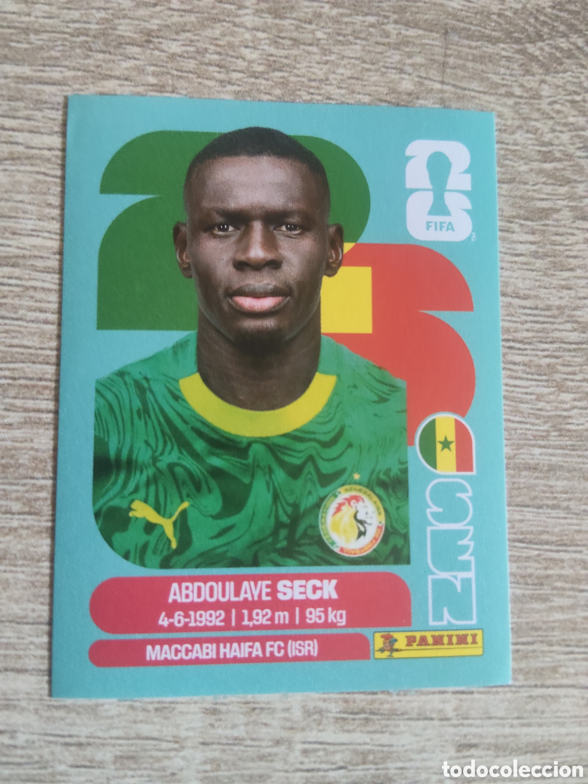Cromos de F&uacute;tbol: Panini mundial 2026 SEN 5 Abdoulaye Seck Senegal