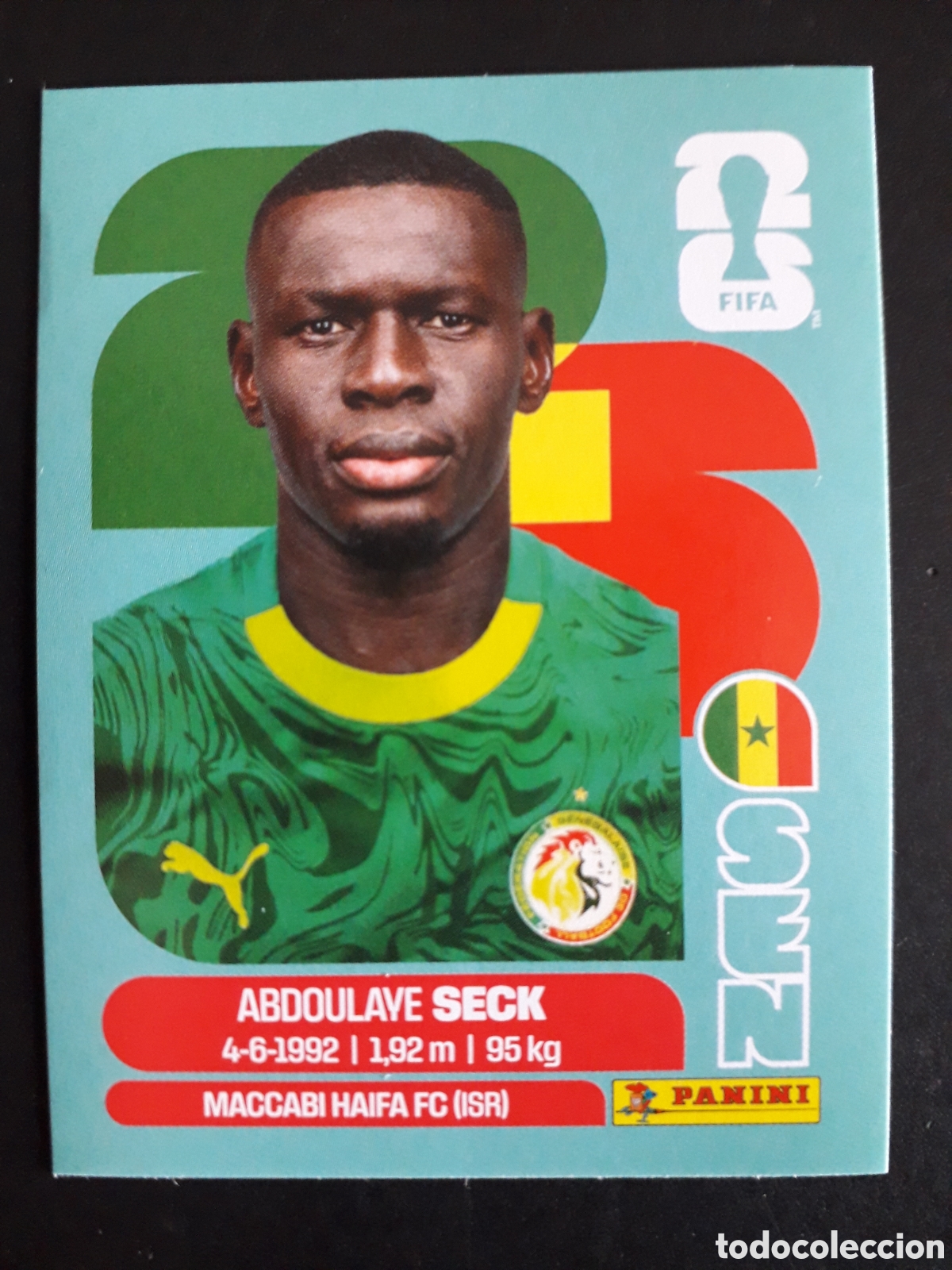 Cromos de F&uacute;tbol: SECK SENEGAL SEN 5 MUNDIAL F&Uacute;TBOL 2026 FIFA WORLD CUP PANINI SIN PEGAR PEDIDO M&Iacute;NIMO 3&euro;.