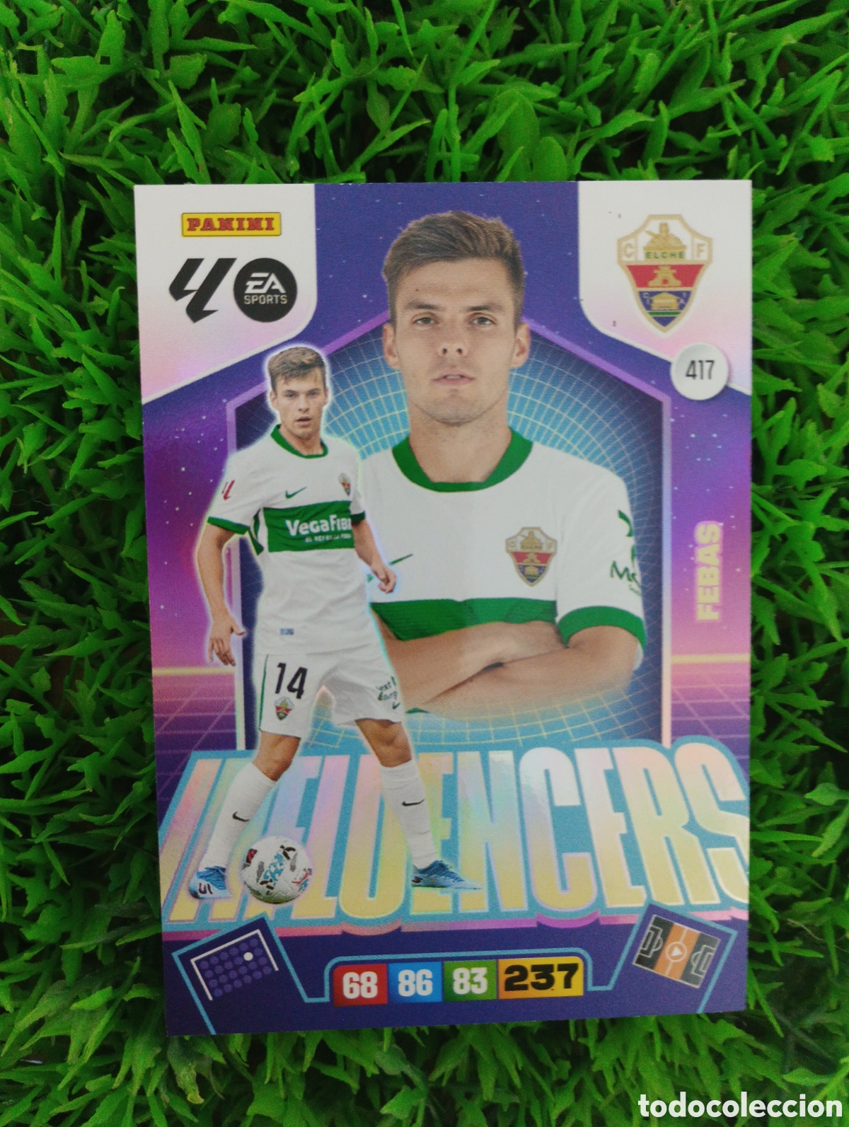 Fu&szlig;ball-Sticker: Febas Elche INFLUENCERS Adrenalyn 25-26 # 417