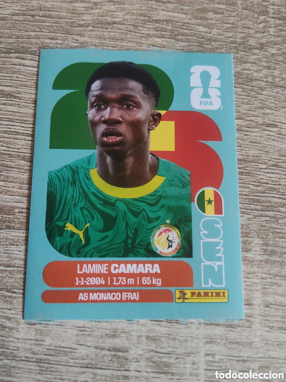 Fu&szlig;ball-Sticker: Panini mundial 2026 SEN 14 Lamine Camara Senegal