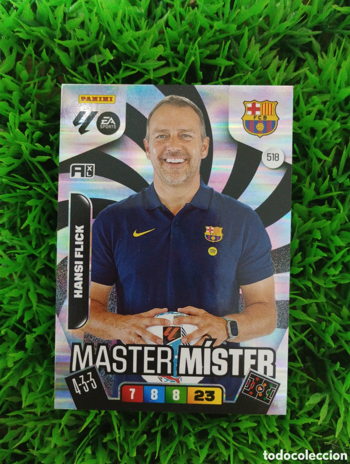 Fu&szlig;ball-Sticker: Flick Barcelona MASTER MISTER Adrenalyn 25-26 # 518
