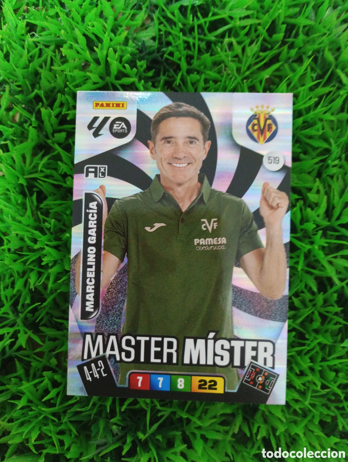 Fu&szlig;ball-Sticker: Marcelino Villarreal MASTER MISTER Adrenalyn 25-26 # 519